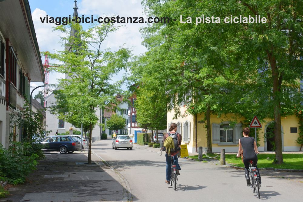 La pista ciclabile - Lago di Costanza - Gottlieben