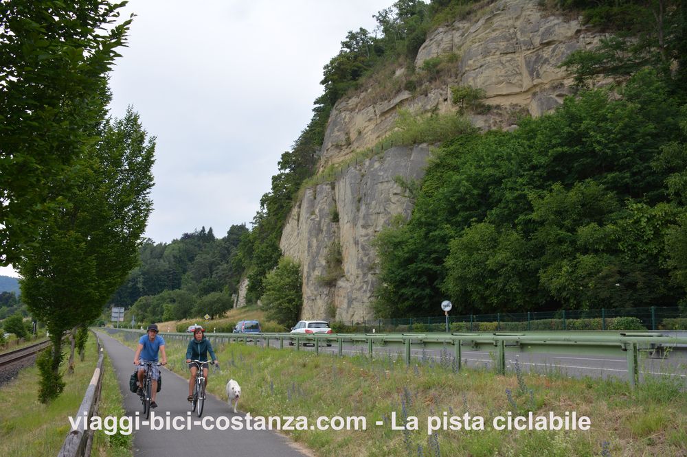 La pista ciclabile - Lago di Costanza - Goldbach